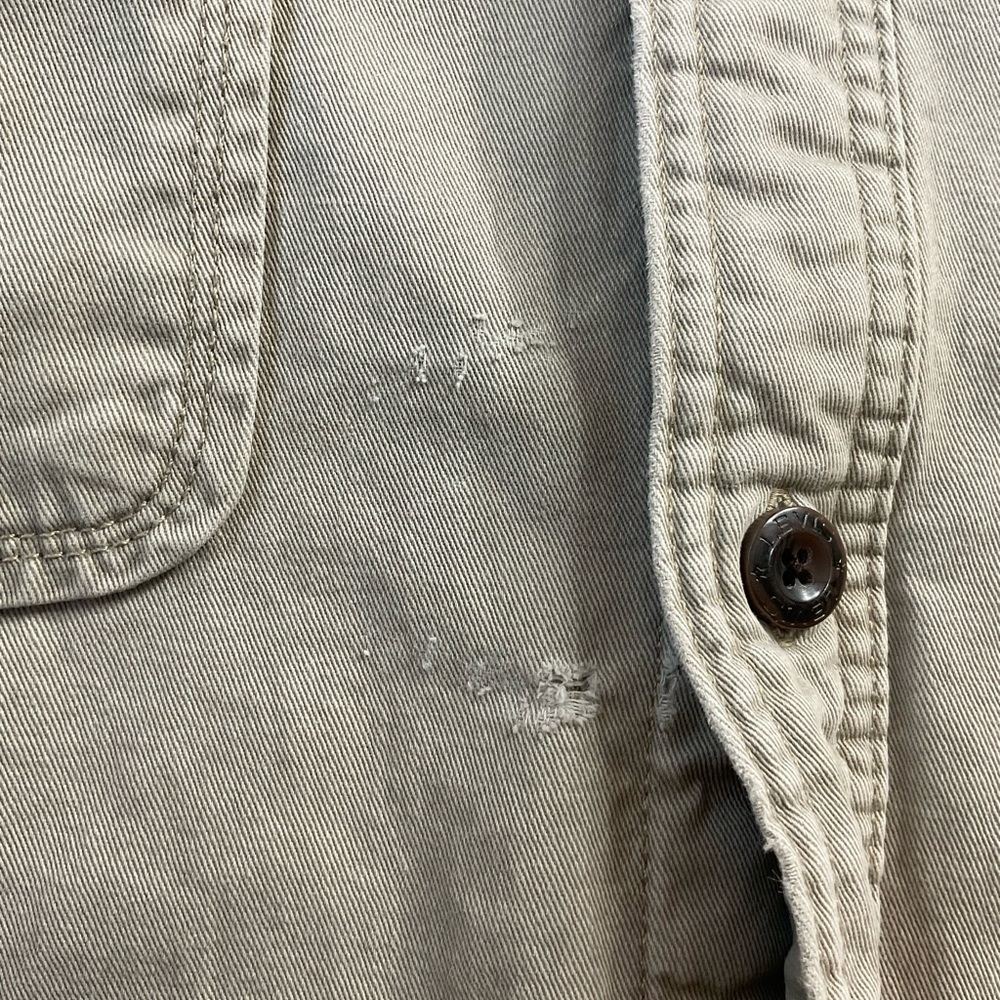 Levi’s Mens Size XL Khaki Fleece Sherpa Lined Button Down Shacket Vintage 2013 - Picture 6 of 15